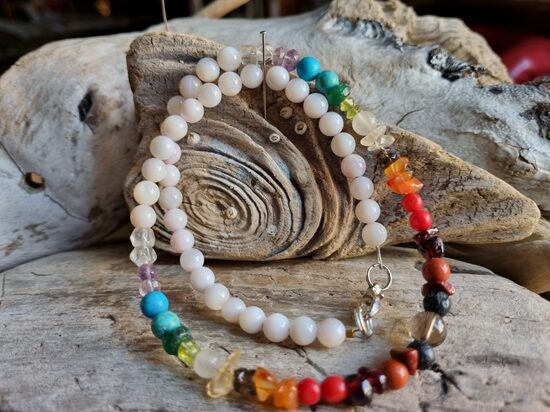 Harmonizējošās krelles "Līdzsvars" Garums 44 cm Bumbiņas 8 mm