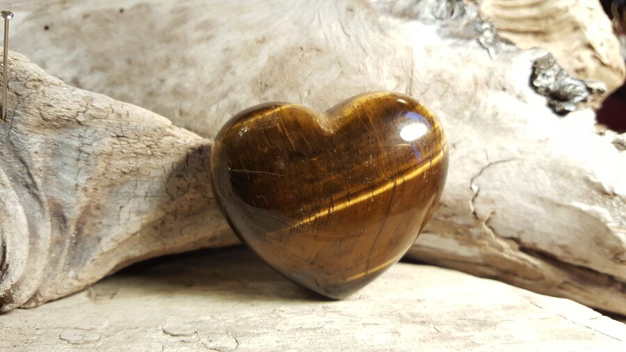 Tīģeracs sirds  "Paļauties uz sevi" nr 2. Izmērs 45 x 40 mm